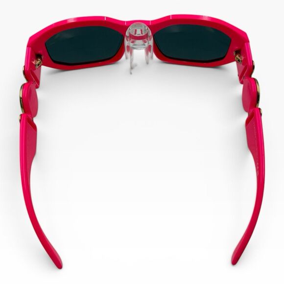 VERSACE Medusa Biggie Square Sunglasses Authentic Pink Gold main image 9